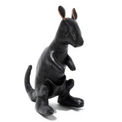 Leather Goods-The Real McCoy's Handcrafted Horsehide Animals - Kangaroo Brown