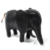 Leather Goods-The Real McCoy's Handcrafted Horsehide Animals - Elephant Brown