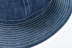 Hats-The Real McCoy's Hat, Working, Denim, Blue 141 Indigo