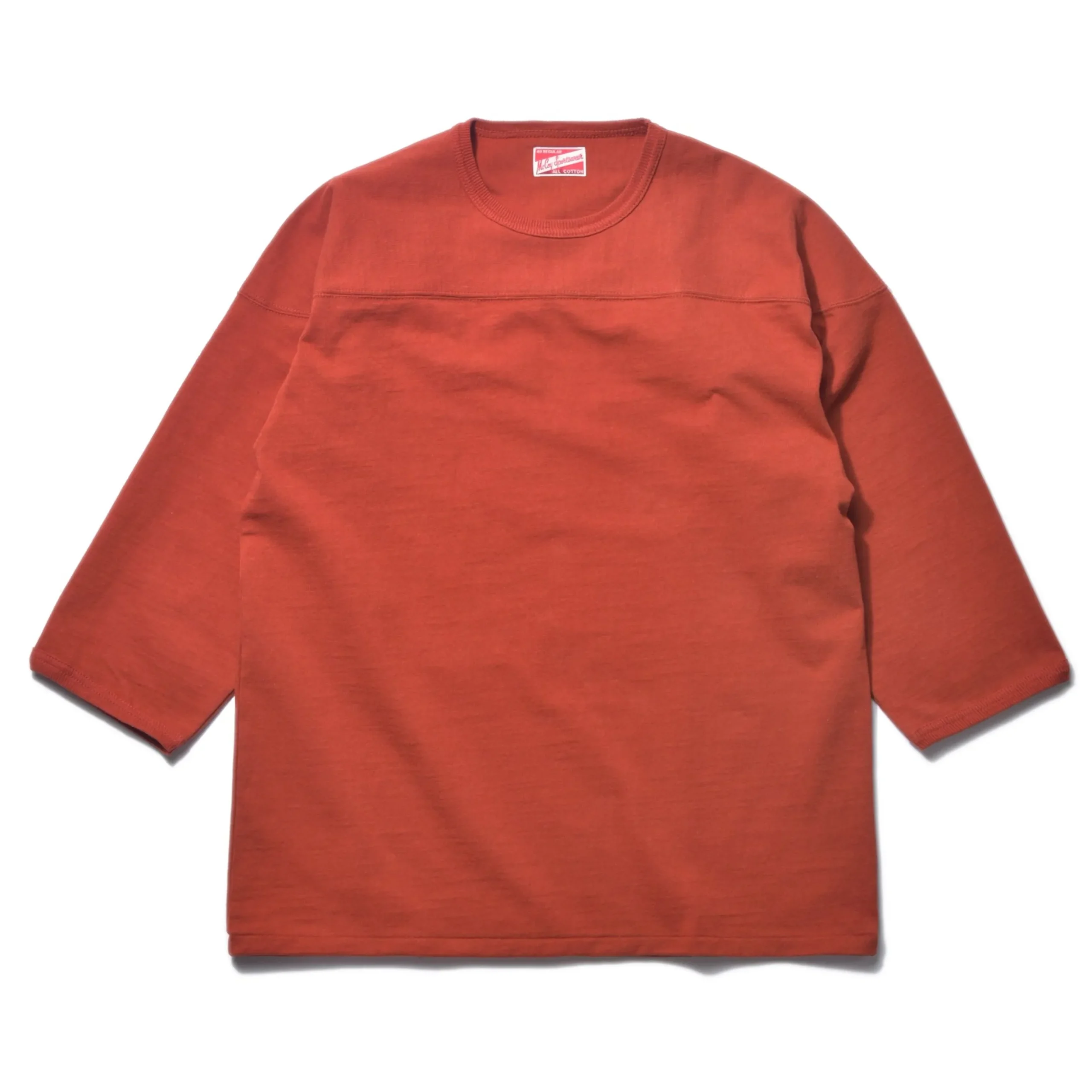 T-Shirts-Joe McCoy Heavy Cotton Football Tee 093 Brick Red