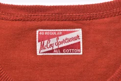 T-Shirts-Joe McCoy Heavy Cotton Football Tee 093 Brick Red