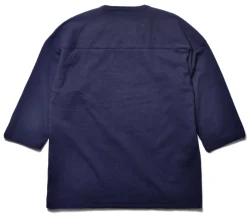 T-Shirts-Joe McCoy Heavy Cotton Football Tee 140 Navy