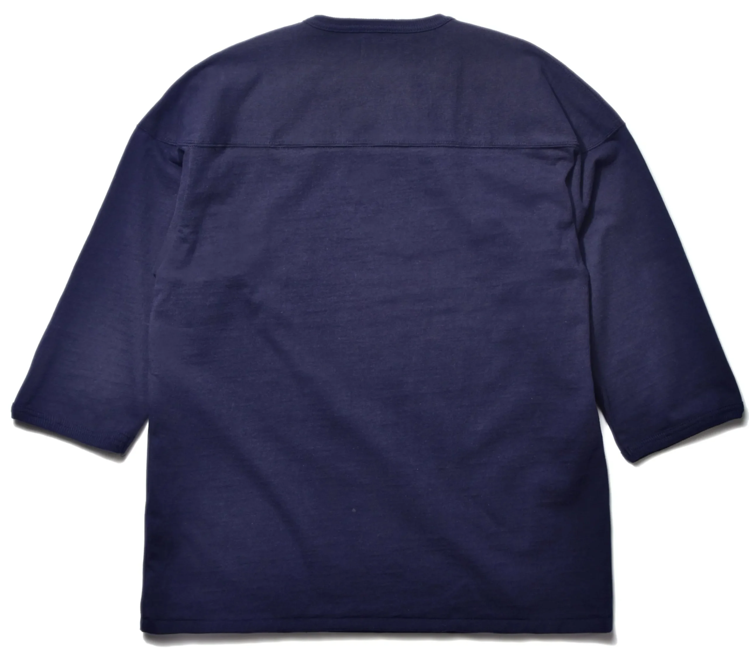 T-Shirts-Joe McCoy Heavy Cotton Football Tee 140 Navy