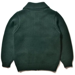 Knitwear-Joe McCoy Heavy Wool Cashmere Sweater Green