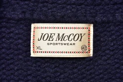 Knitwear-Joe McCoy Heavy Wool Cashmere Sweater Navy
