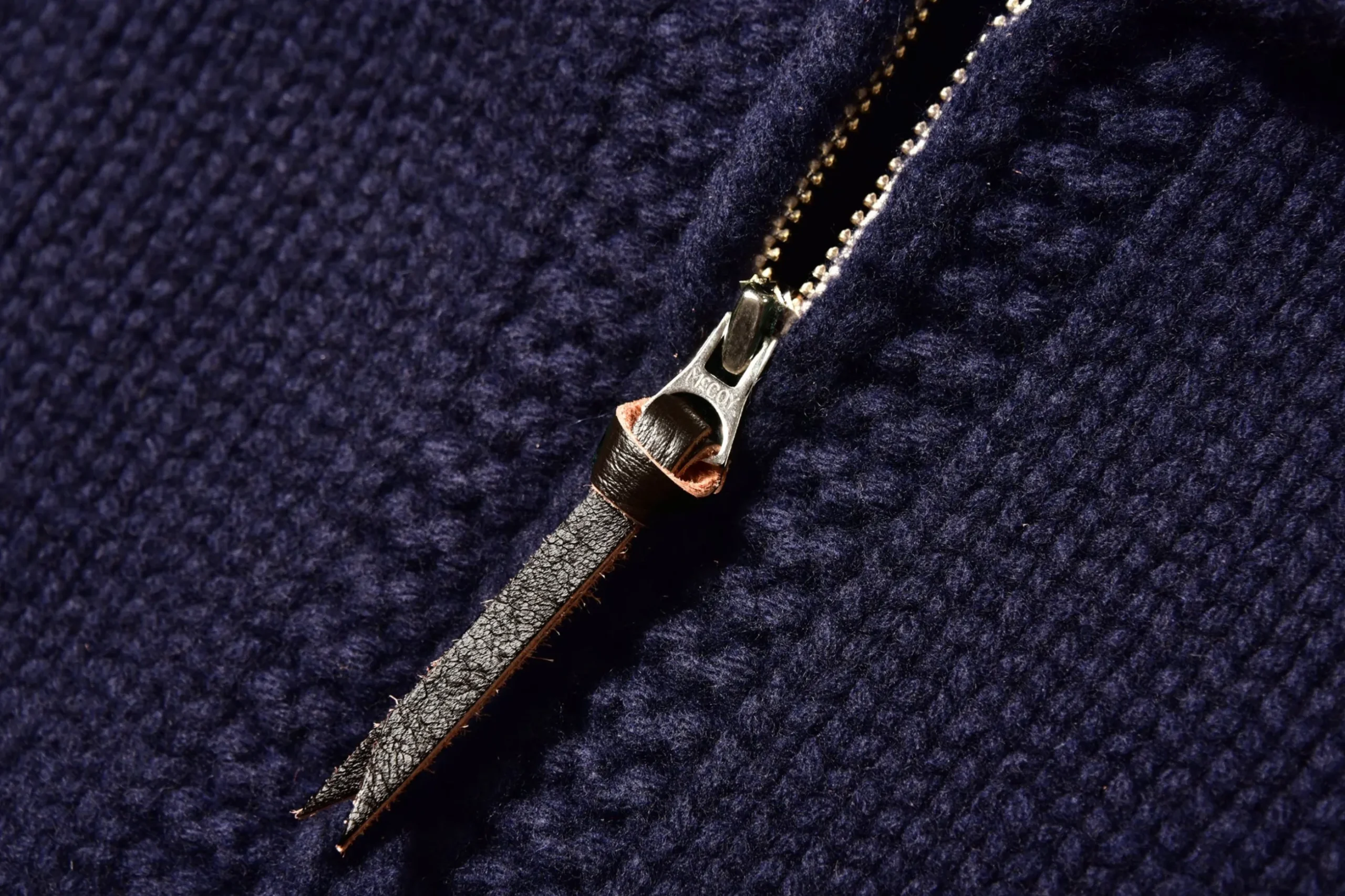 Knitwear-Joe McCoy Heavy Wool Cashmere Sweater Navy