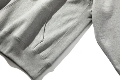 Sweatshirts-Joe McCoy Heavyweight Hooded Sweatshirt 021 Mid Grey