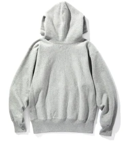 Sweatshirts-Joe McCoy Heavyweight Hooded Sweatshirt 021 Mid Grey
