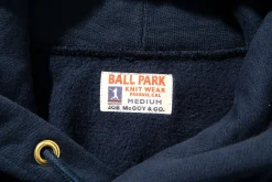 Sweatshirts-Joe McCoy Heavyweight Hooded Sweatshirt 140 Navy
