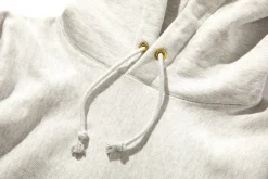 Sweatshirts-Joe McCoy Heavyweight Hooded Sweatshirt 027 Silver Grey