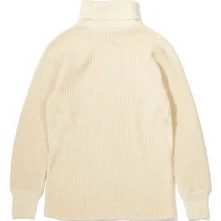 Thermal Shirts-Joe McCoy High Neck Thermal Shirt Ecru