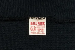 Thermal Shirts-Joe McCoy High Neck Thermal Shirt Navy
