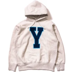 Sweatshirts-Joe McCoy Hooded Sweatshirt / 'Y' Silver Gray