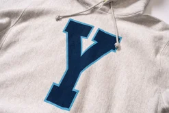 Sweatshirts-Joe McCoy Hooded Sweatshirt / 'Y' Silver Gray