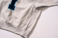 Sweatshirts-Joe McCoy Hooded Sweatshirt / 'Y' Silver Gray