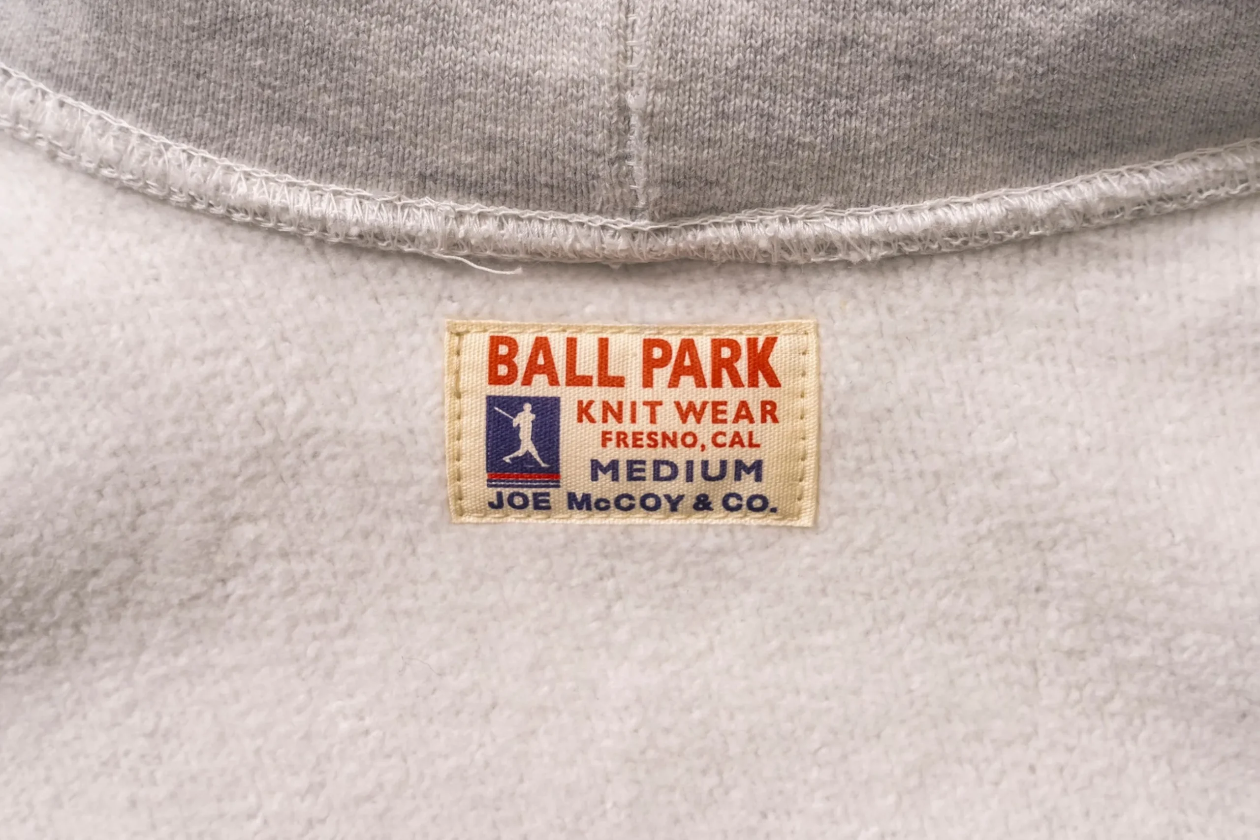 Sweatshirts-Joe McCoy Hooded Sweatshirt / 'Y' Silver Gray