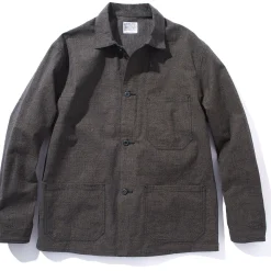 Recreation-Joe McCoy 8Hu Chambray Chore Coat Salt & Pepper