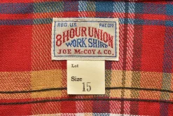 Shirts-Joe McCoy 8Hu Check Flannel Shirt 90 Red