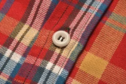 Shirts-Joe McCoy 8Hu Check Flannel Shirt 90 Red