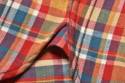 Shirts-Joe McCoy 8Hu Check Flannel Shirt 90 Red
