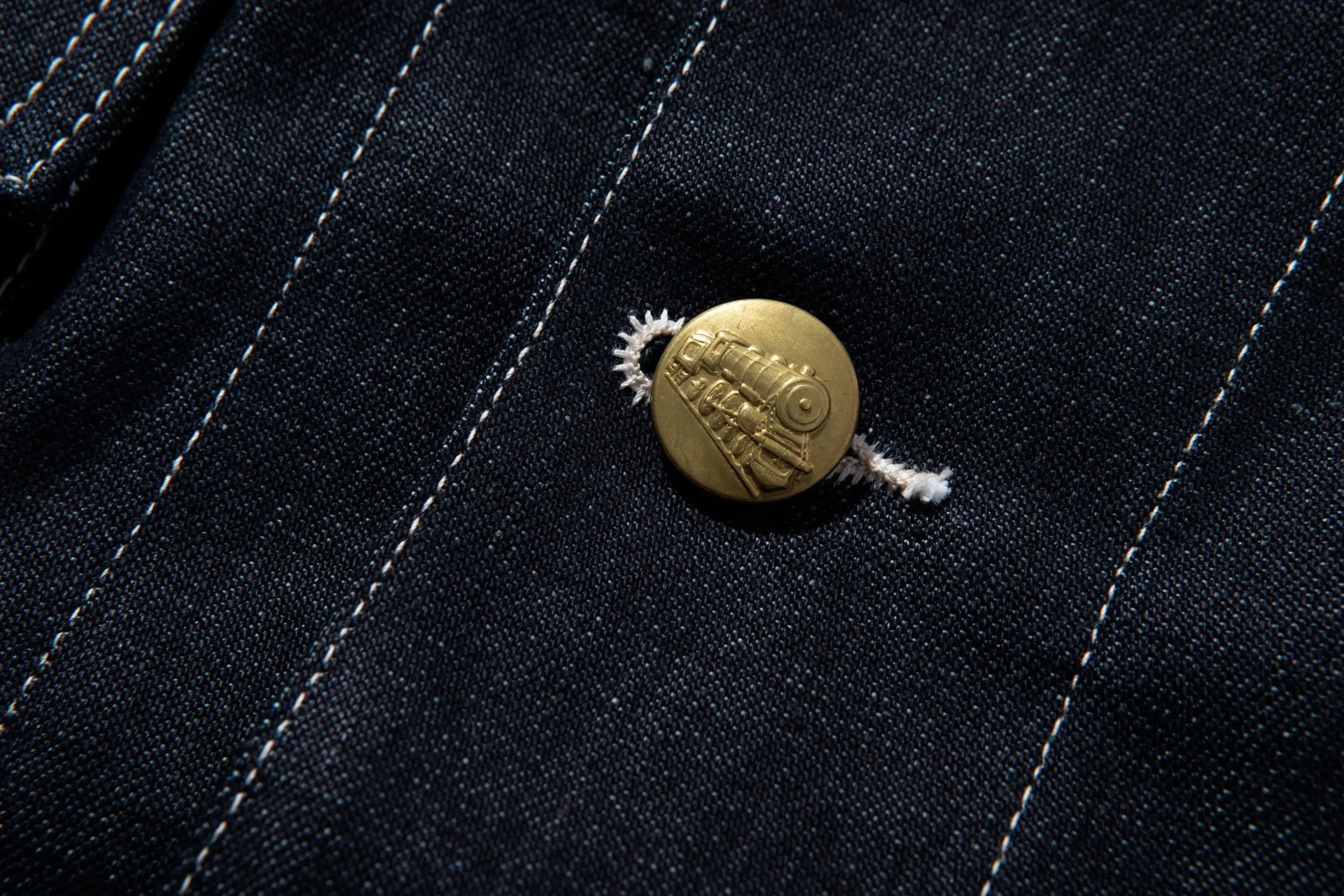 Denim-Joe McCoy 8Hu Denim Chore Coat Indigo