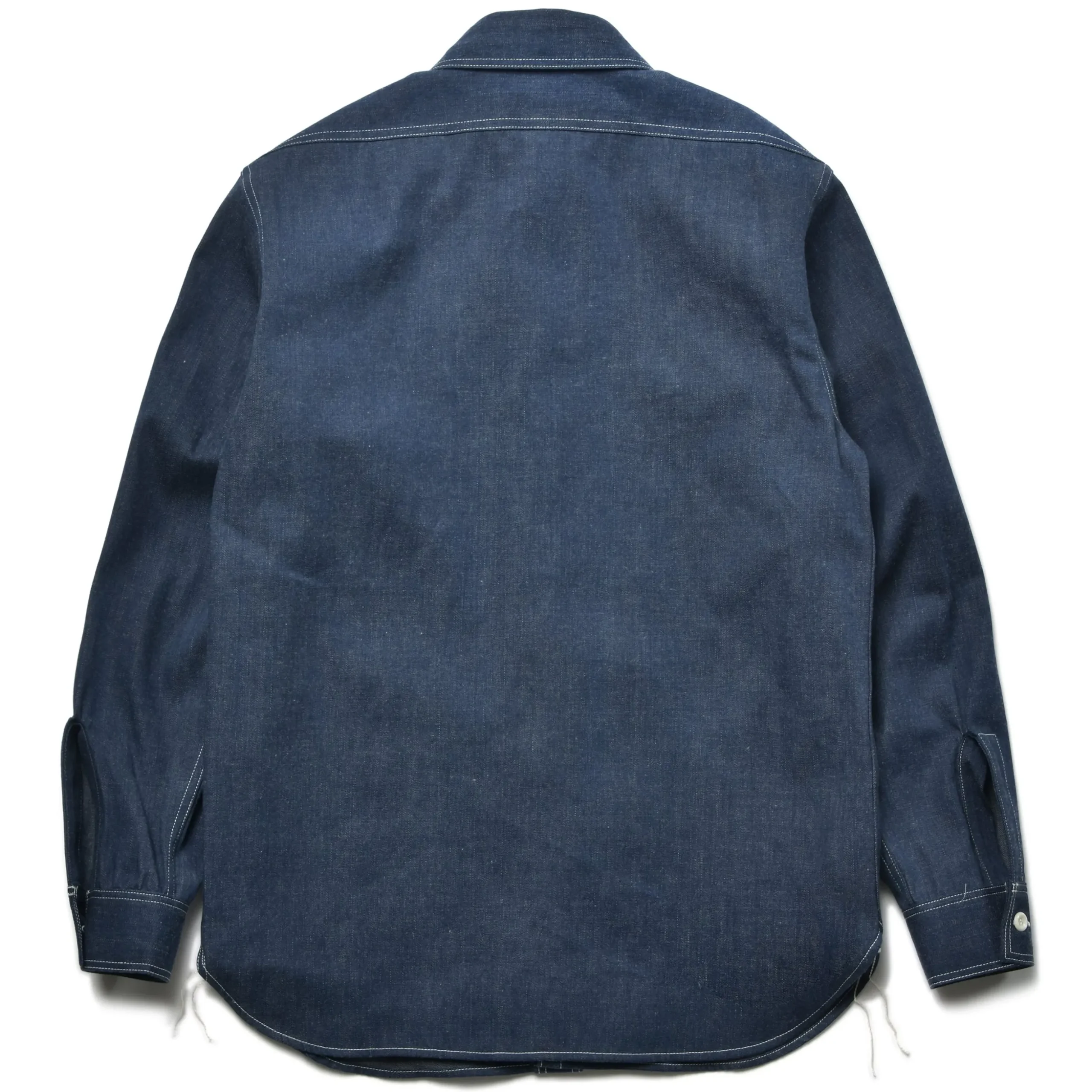 Shirts-Joe McCoy 8Hu Denim Serviceman Shirt 141 Indigo