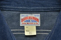 Shirts-Joe McCoy 8Hu Denim Serviceman Shirt 141 Indigo