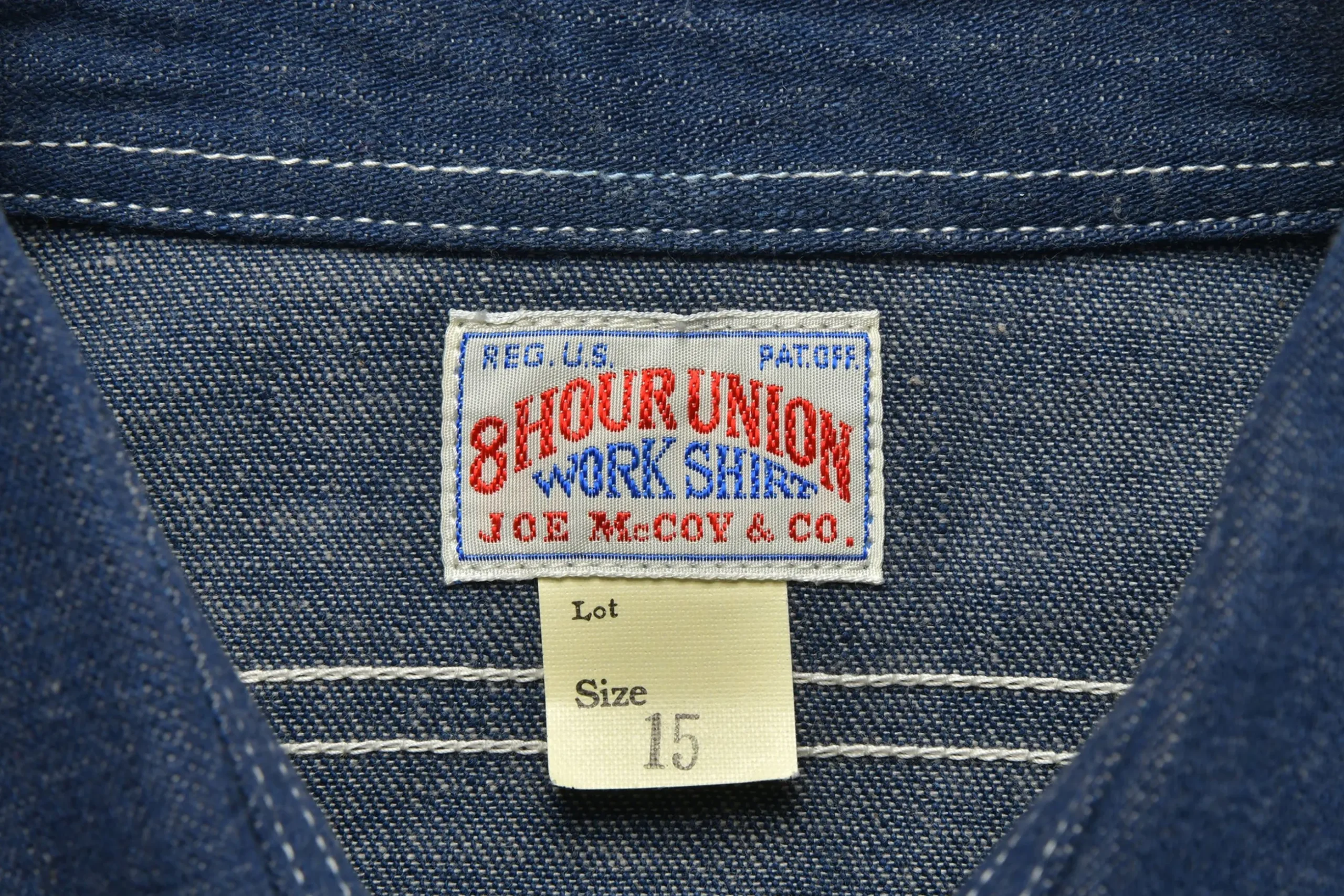 Shirts-Joe McCoy 8Hu Denim Serviceman Shirt 141 Indigo