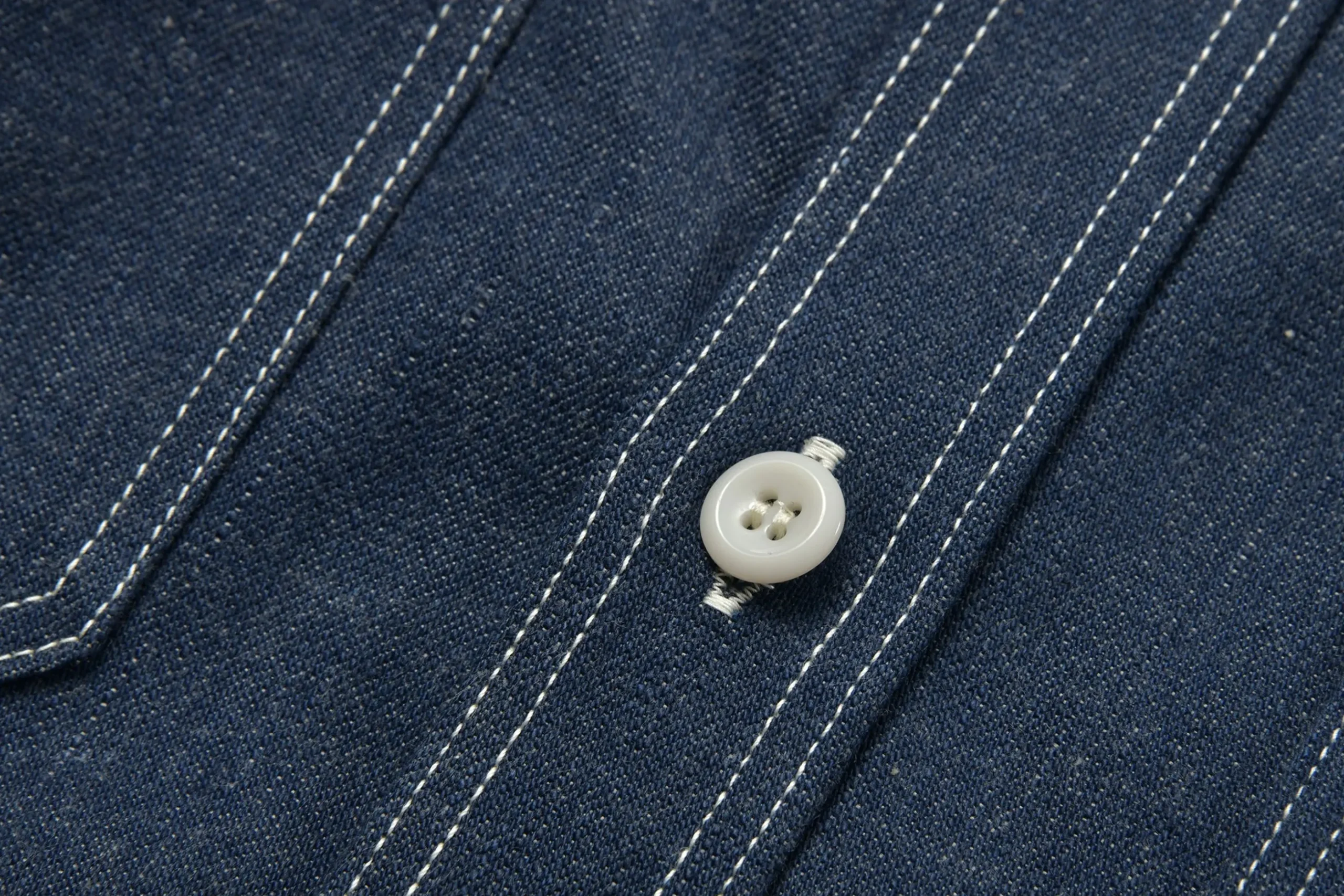 Shirts-Joe McCoy 8Hu Denim Serviceman Shirt 141 Indigo