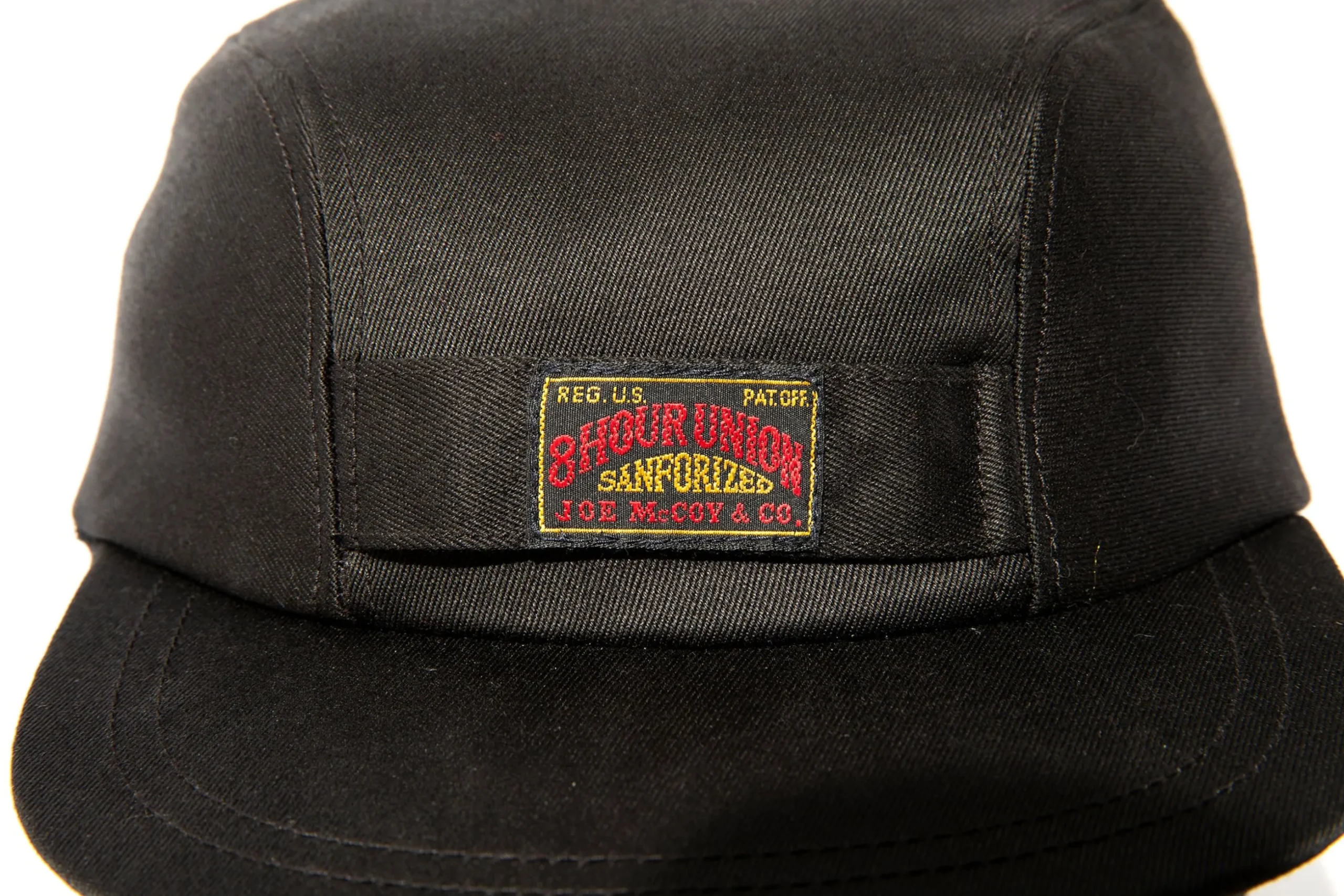Hats-Joe McCoy 8Hu Heavy Cotton Drill Work Cap Black