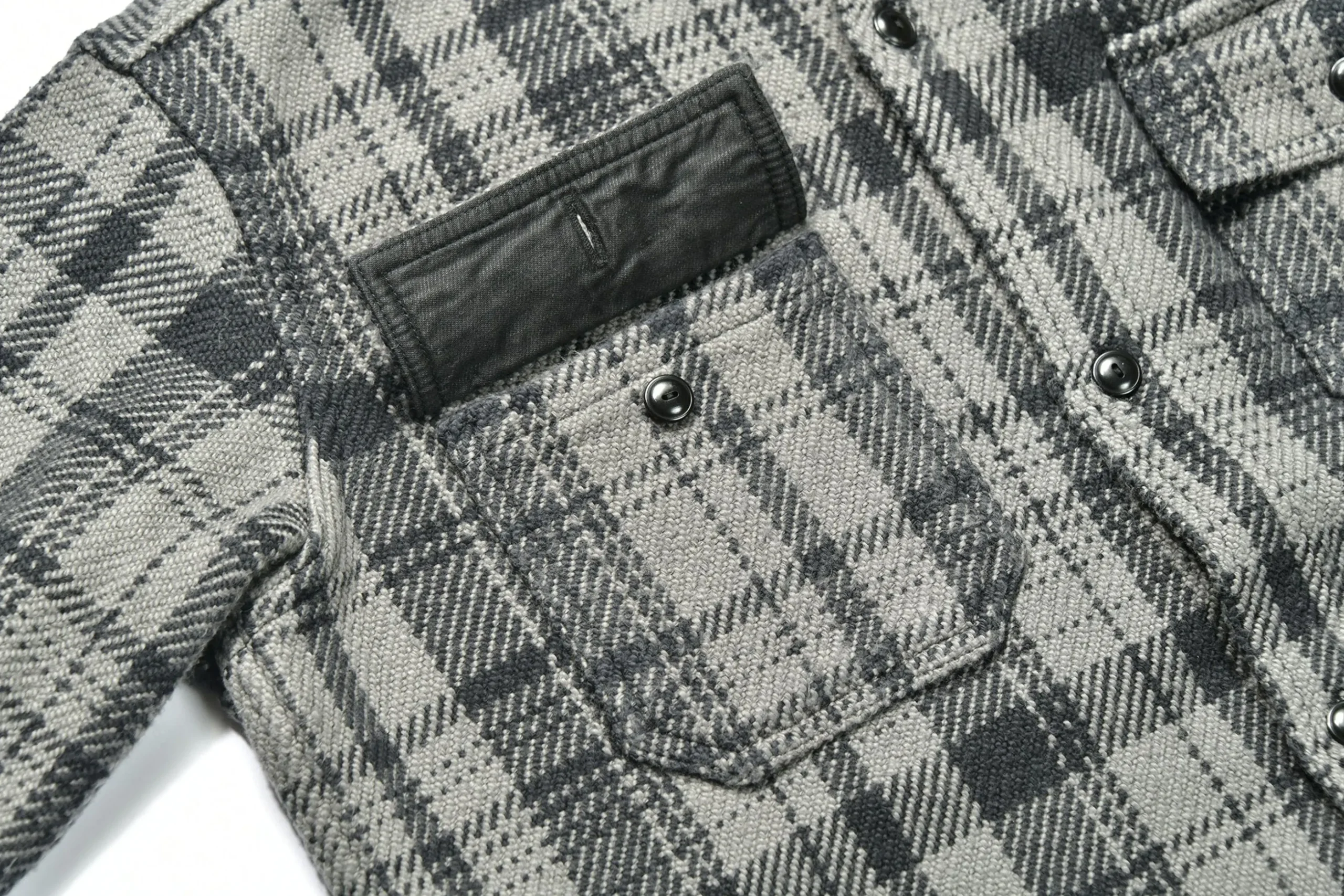 Shirts-Joe McCoy 8Hu Heavy Weight Flannel Shirt 020 Gray