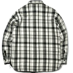 Shirts-Joe McCoy 8Hu Heavy Weight Flannel Shirt 010 White