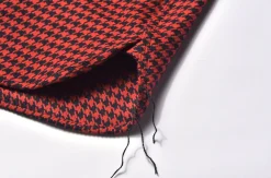 Shirts-Joe McCoy 8Hu Houndstooth Flannel Shirt Red