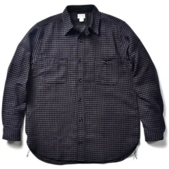 Shirts-Joe McCoy 8Hu Houndstooth Flannel Shirt 025 Chale