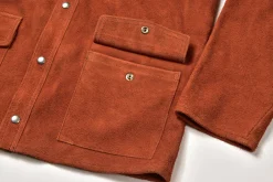 Leather-Joe McCoy 8Hu Leather Welder Jacket 090 Red