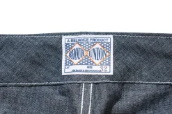 Pants-Joe McCoy 8Hu Light Chambray Utility Trousers Light Blue