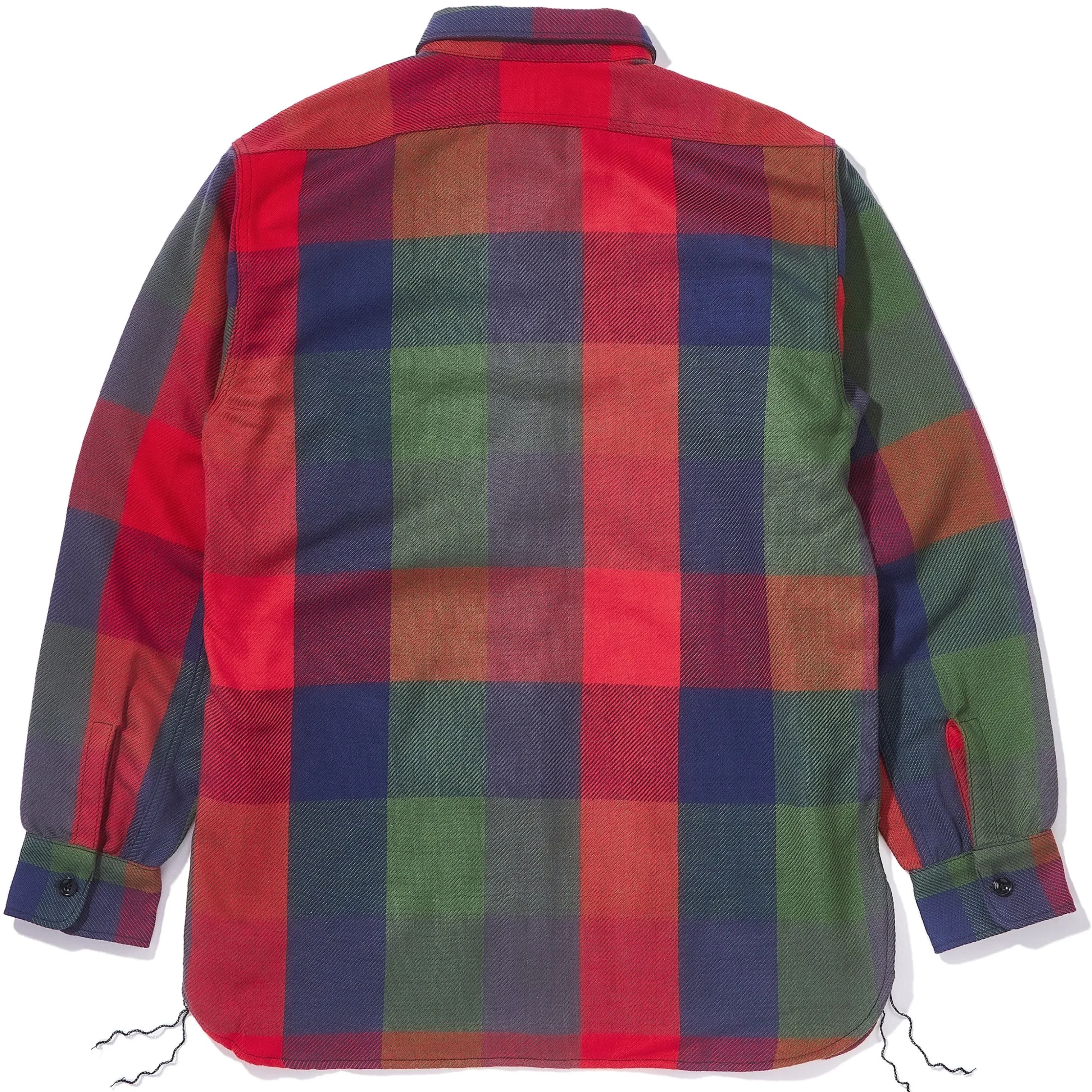 Shirts-Joe McCoy 8Hu Multicolor Check Flannel Shirt Tri Color