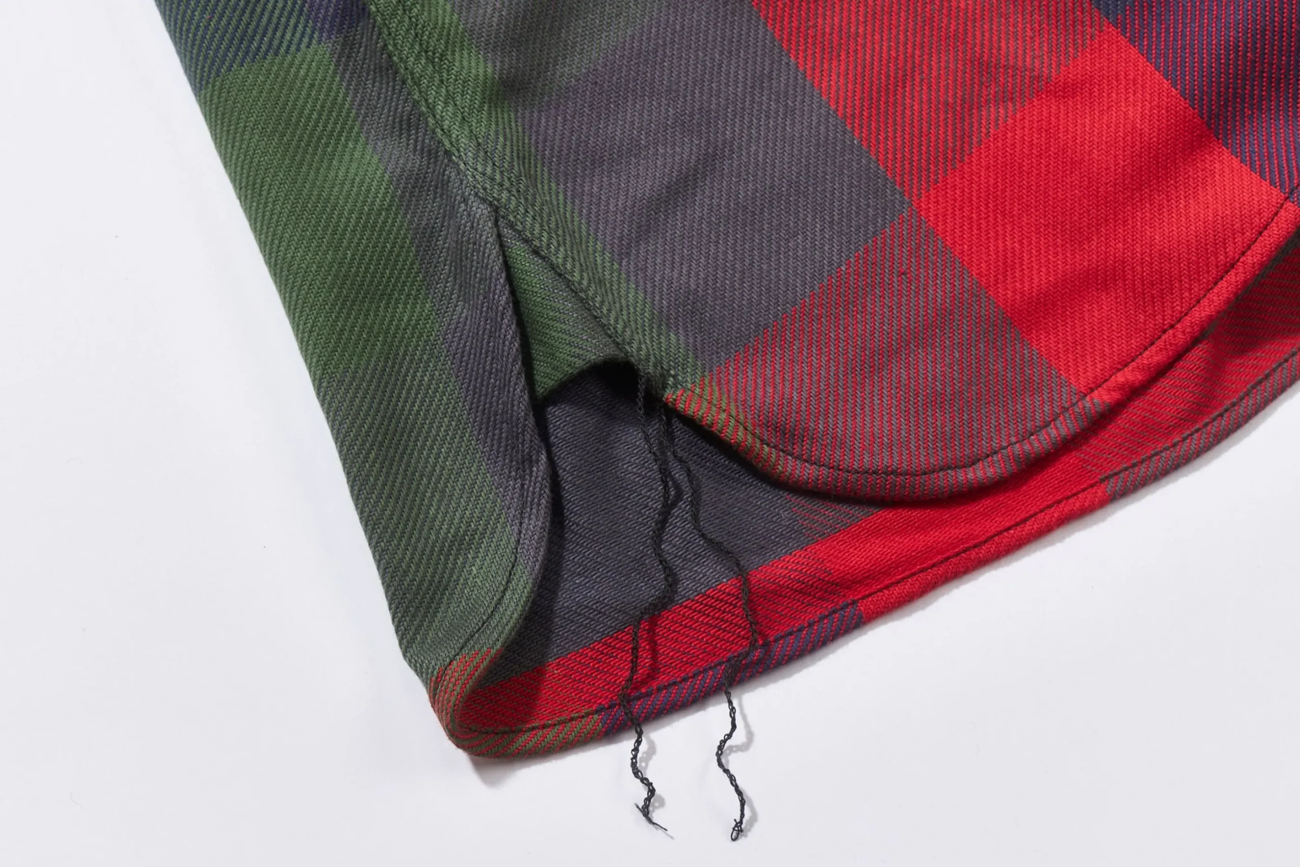 Shirts-Joe McCoy 8Hu Multicolor Check Flannel Shirt Tri Color