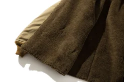 Military-The Real McCoy's Jacket, Field, Pile, O.D. Olive