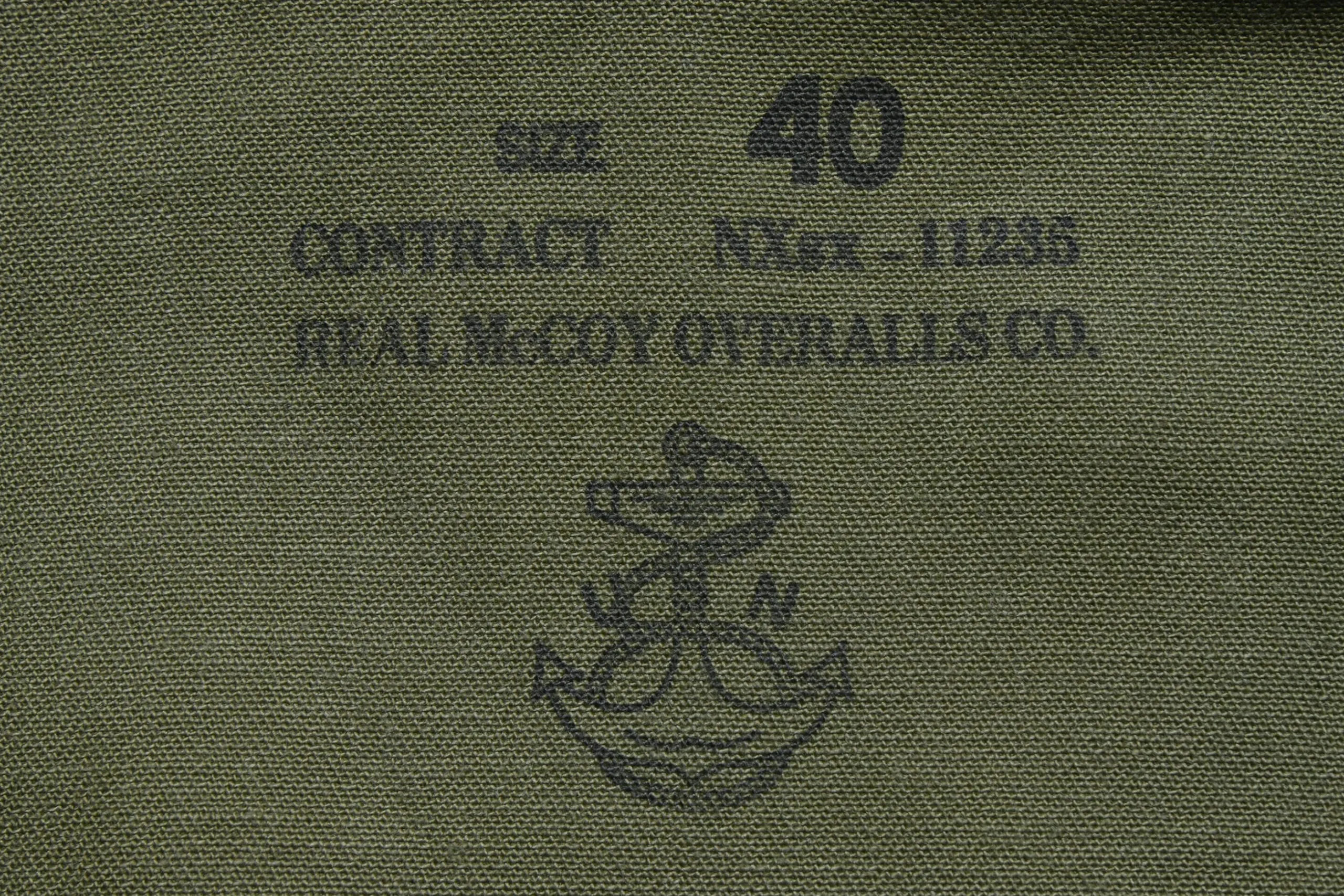Military-The Real McCoy's Jacket, Utility N-3 (Model 220) 150 Olive
