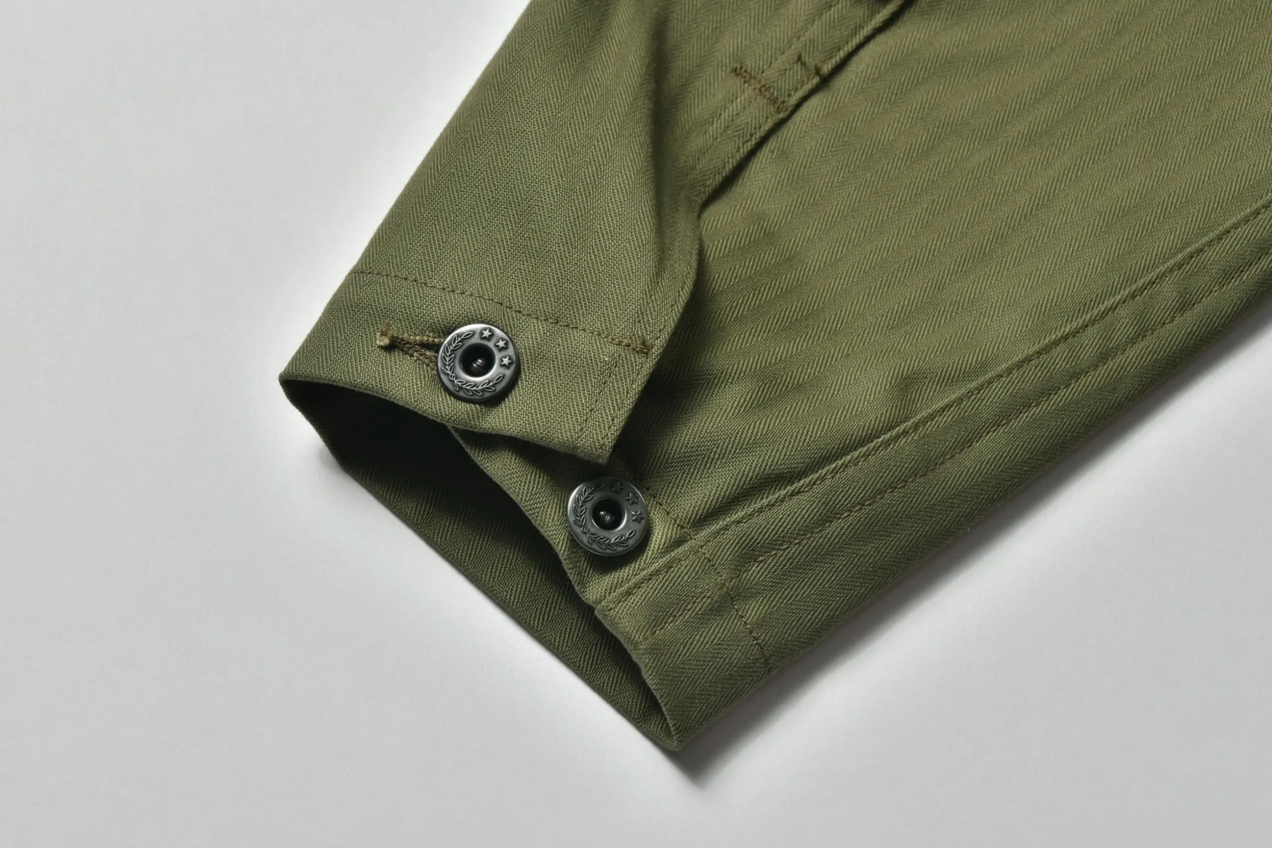 Military-The Real McCoy's Jacket, Utility N-3 (Model 220) 150 Olive