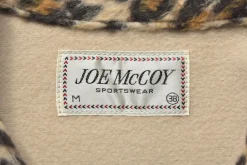 Shirts-Joe McCoy Jm Leopard Fur Open Collar Shirt Beige