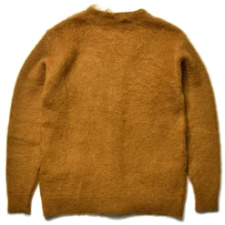 Knitwear-Joe McCoy Jm Mohair Cardigan 061 Mustard