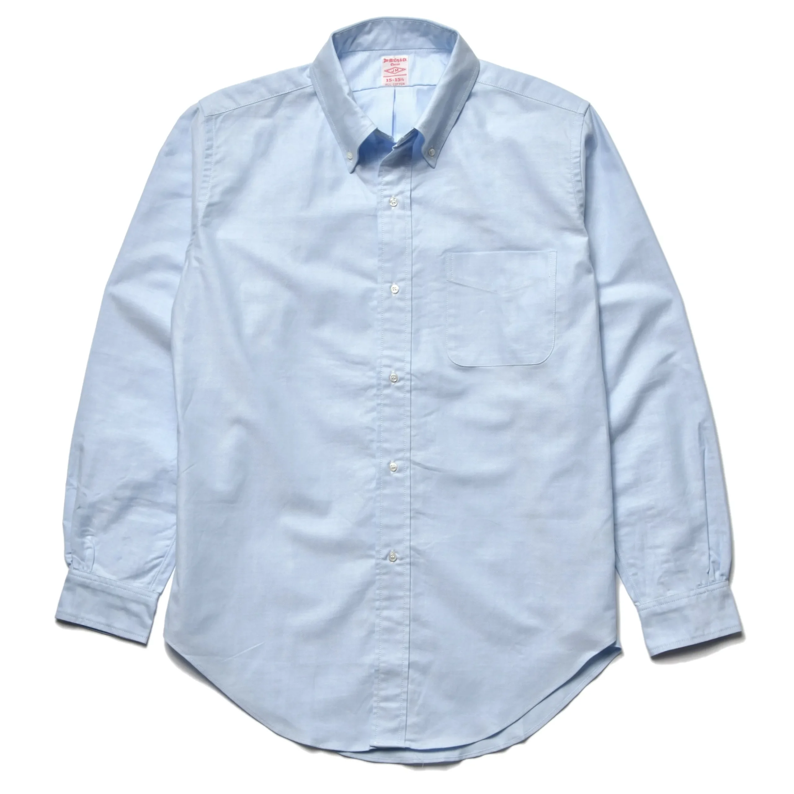 Shirts-Joe McCoy Button Down Shirt 123 Light Blue