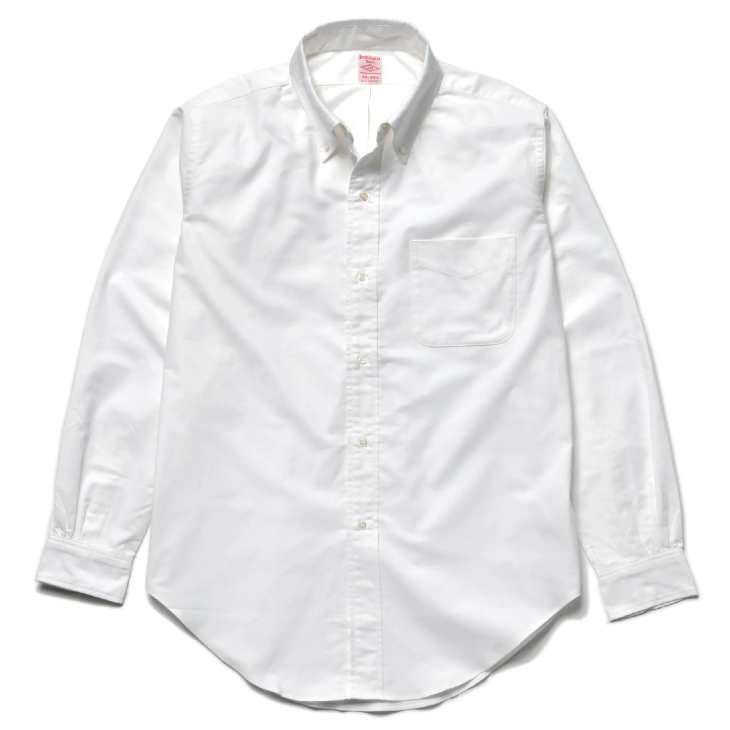 Shirts-Joe McCoy Button Down Shirt 10 White