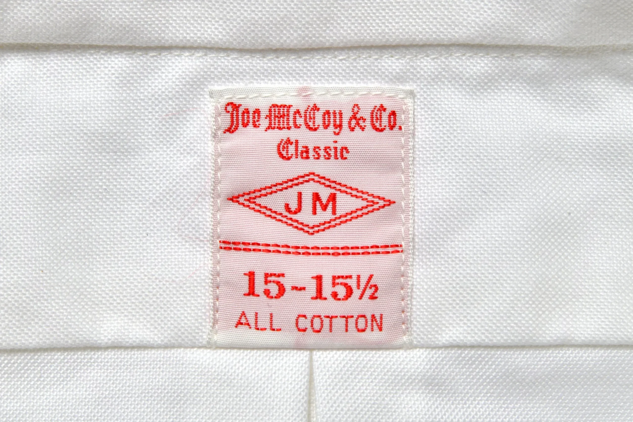Shirts-Joe McCoy Button Down Shirt 10 White