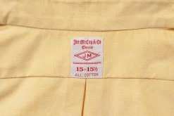Shirts-Joe McCoy Button Down Shirt 060 Yellow
