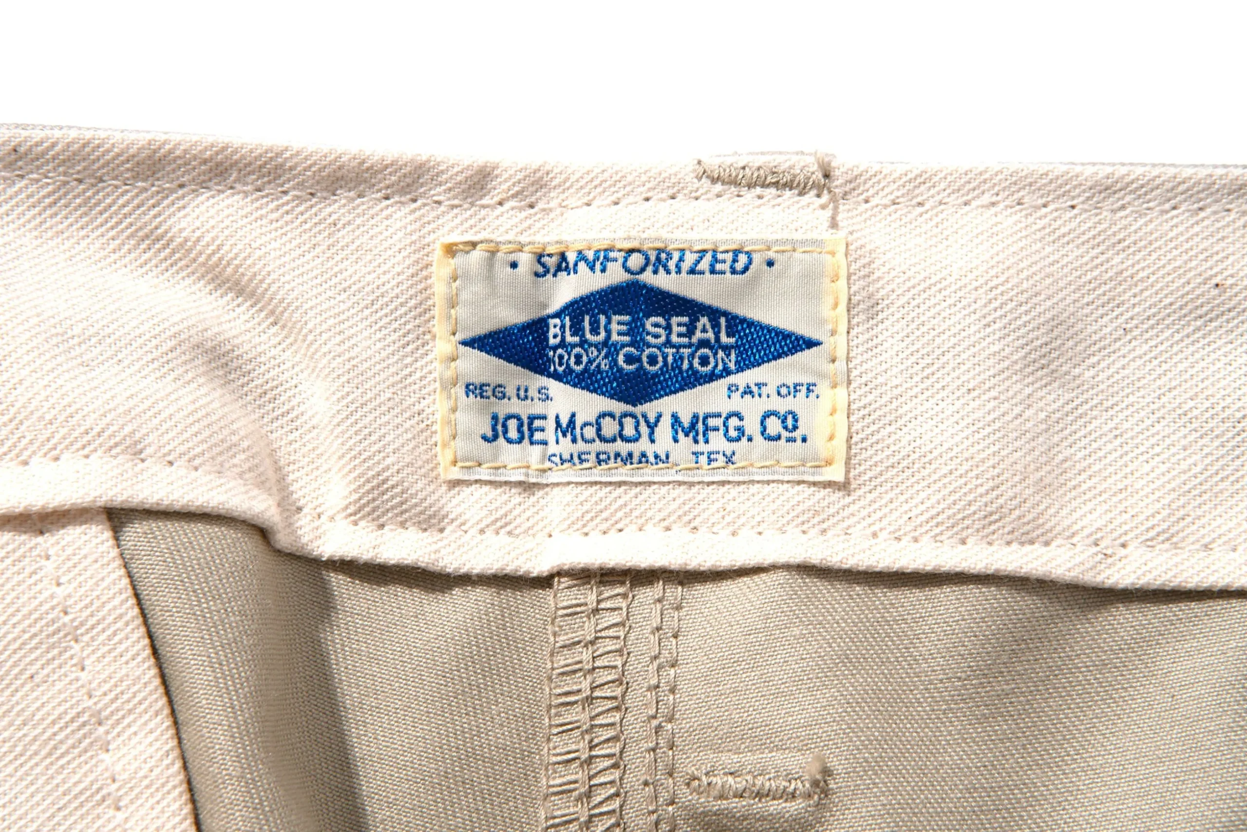 Pants-Joe McCoy Chino Trousers 041 Beige