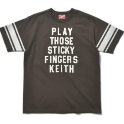 T-Shirts-Joe McCoy Football Tee / Sticky Fingers 032 Charcoal