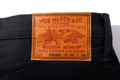 Denim-Joe McCoy Lot.966Bk Denim 030 Black